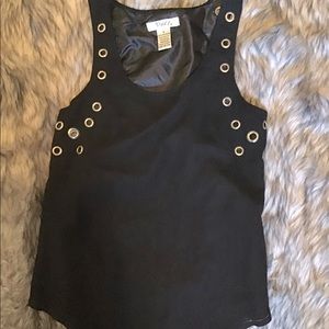 Black dress tank top